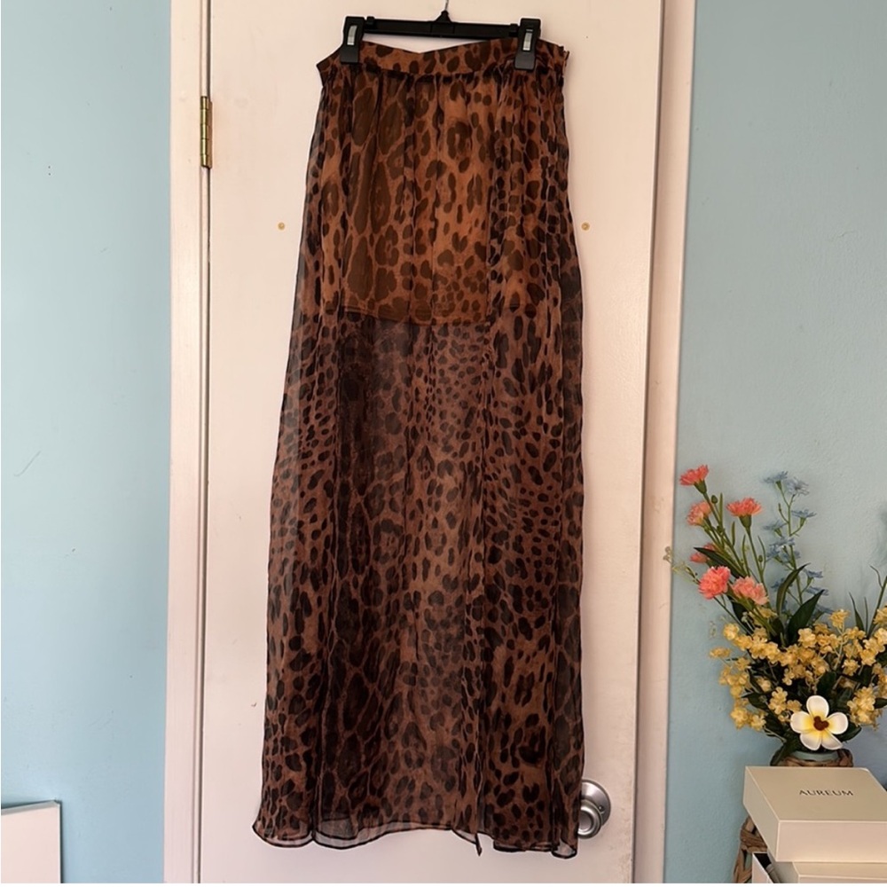 LEOPARD SKIRT - Picture 6 of 13